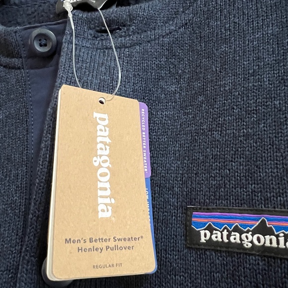Patagonia Men's Better Sweater Henley Pullover NWT - Picture 3 of 4